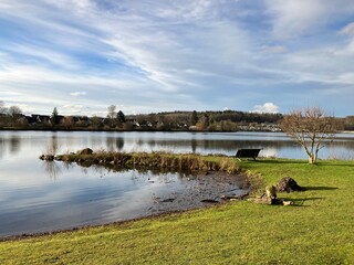 Blick auf das Vorbecken der Sorpetalsperre bei Sundern im Sauerland