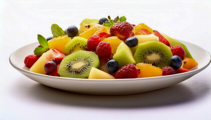 fruit salad in a bowl