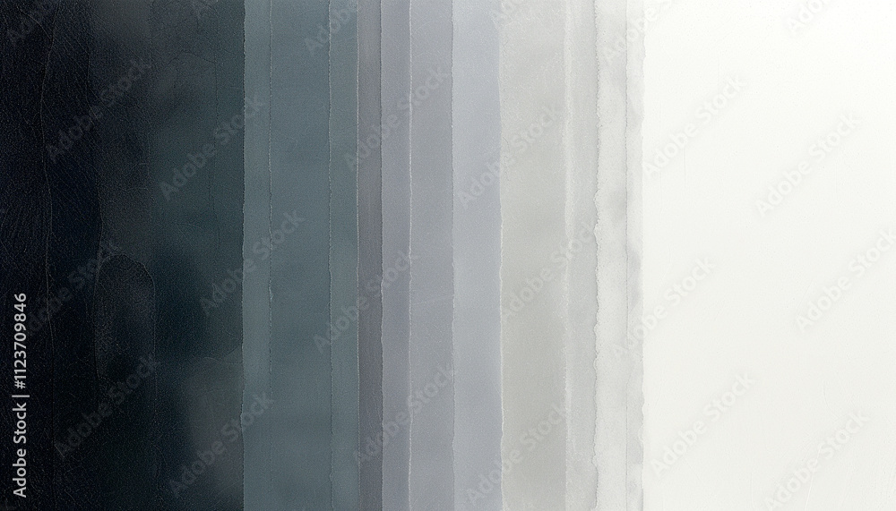 Poster gradations of color create a soothing visual journey through gray tones