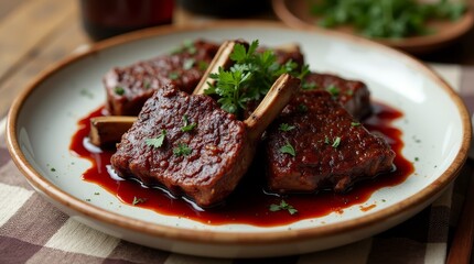 Delicious Short Ribs in Red Wine Sauce