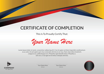 Certificate of Appreciation template, Certificate of achievement, awards diploma.