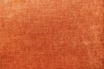 Organic fabric texture in burnt orange