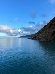 island view from a beach dock