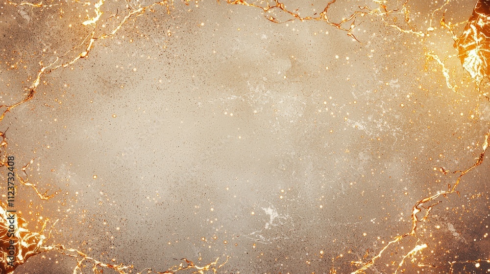 Aufkleber a textured background with a subtle golden glow and faint sparkles, creating an elegant and warm atm