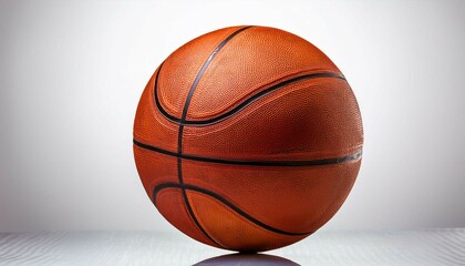 Fototapeta premium basketball isolated on white background