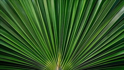 Fototapeta premium Palm leaf texture natural tropical green leaf close up background