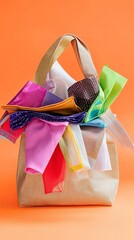 Vibrant Fabric Collection in a Stylish Tote Bag