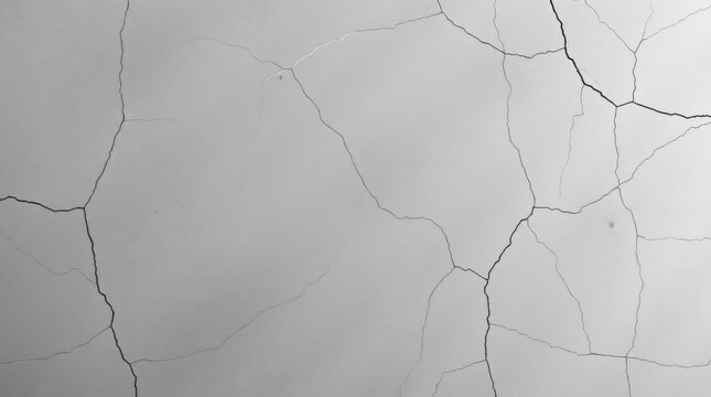 a gray wall with a crack in it