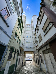 Narrow street in the old town