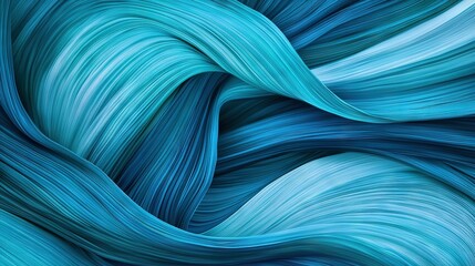   Close-up view of blue and white waves on blue and white wave surface