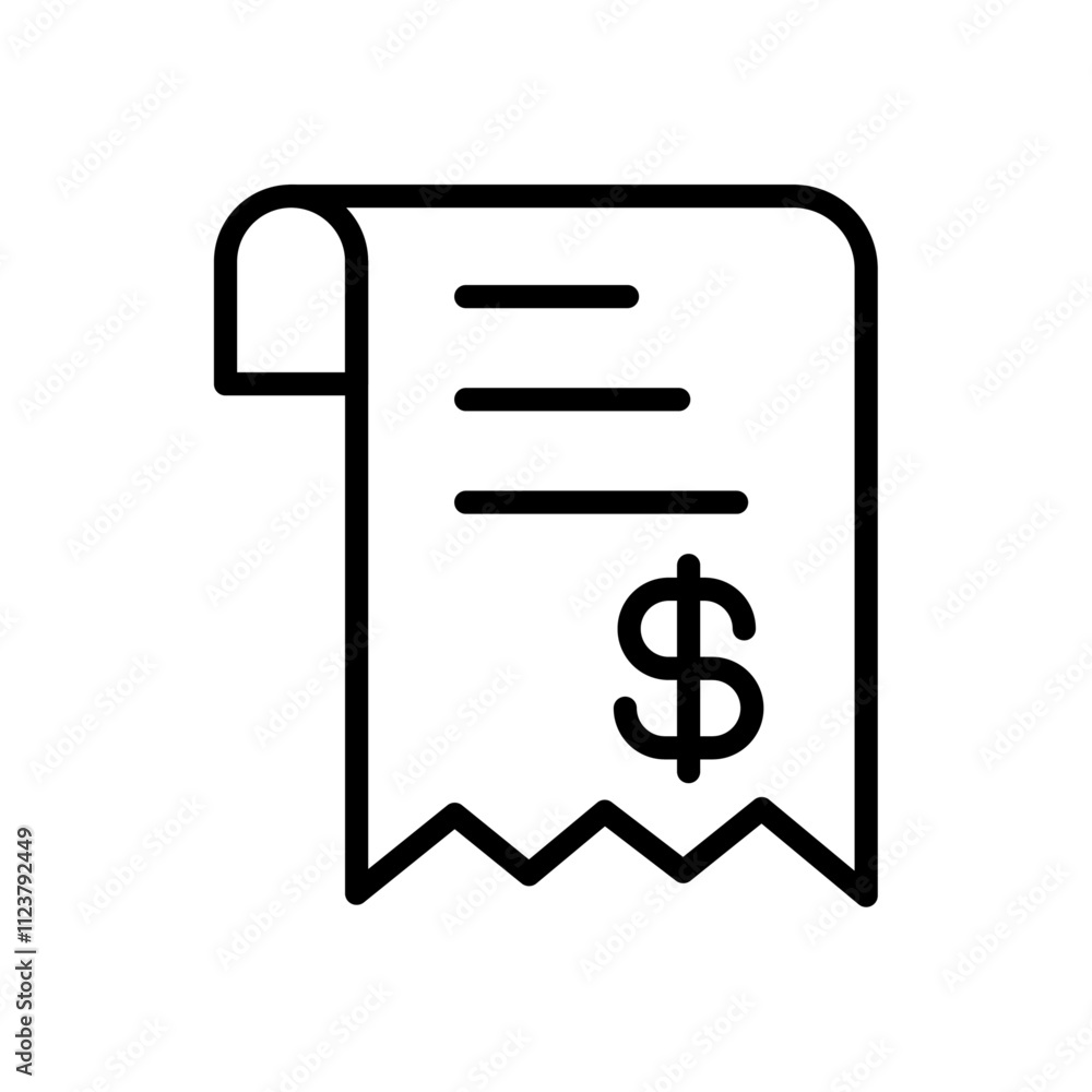 Poster bills icon Outline vector for web ui