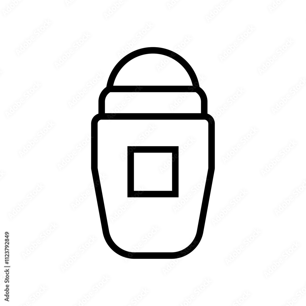 Poster deodorant icon Outline vector for web ui