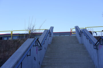 Stairs in a urban environment