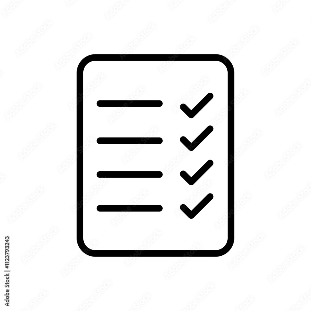 Aufkleber Guidelines icon Outline vector for web ui