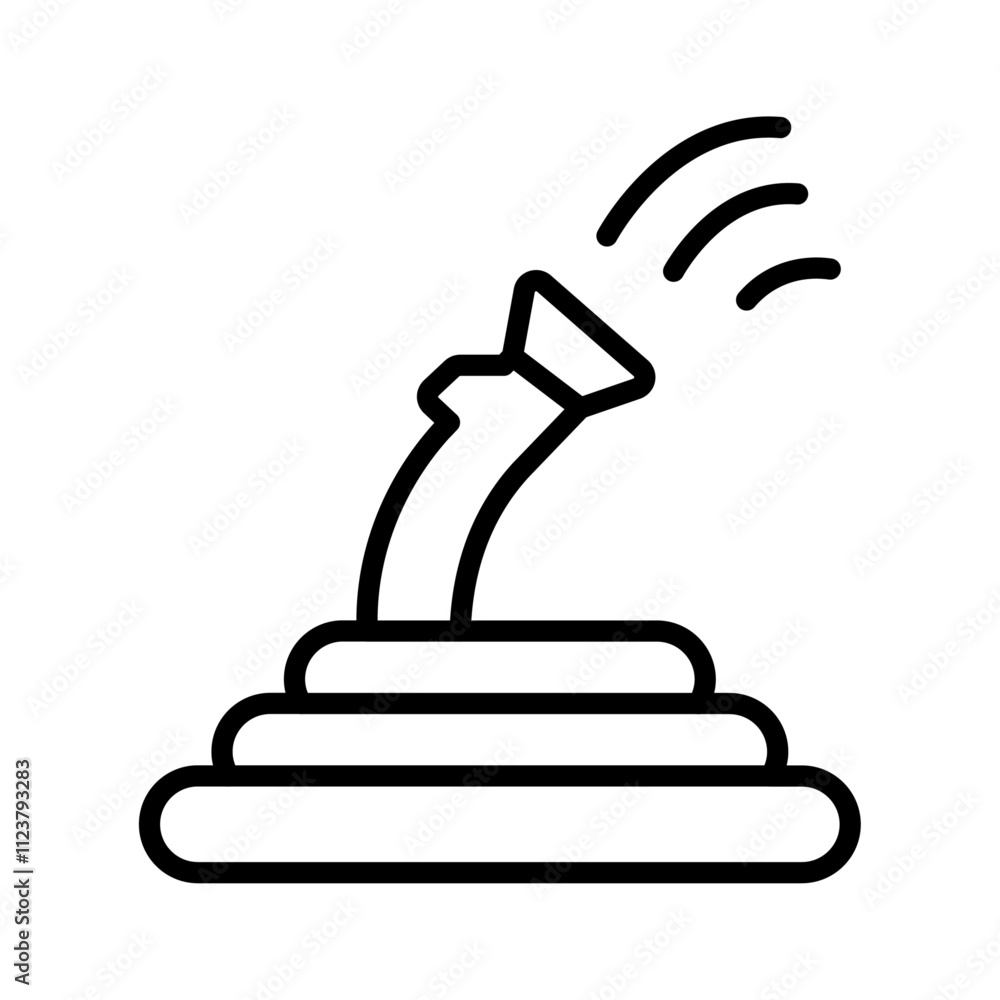 Aufkleber Hose icon Outline vector for web ui