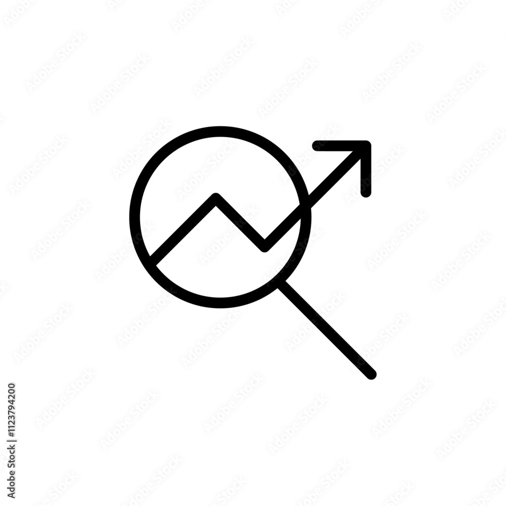 Aufkleber SEO icon Outline vector for web ui