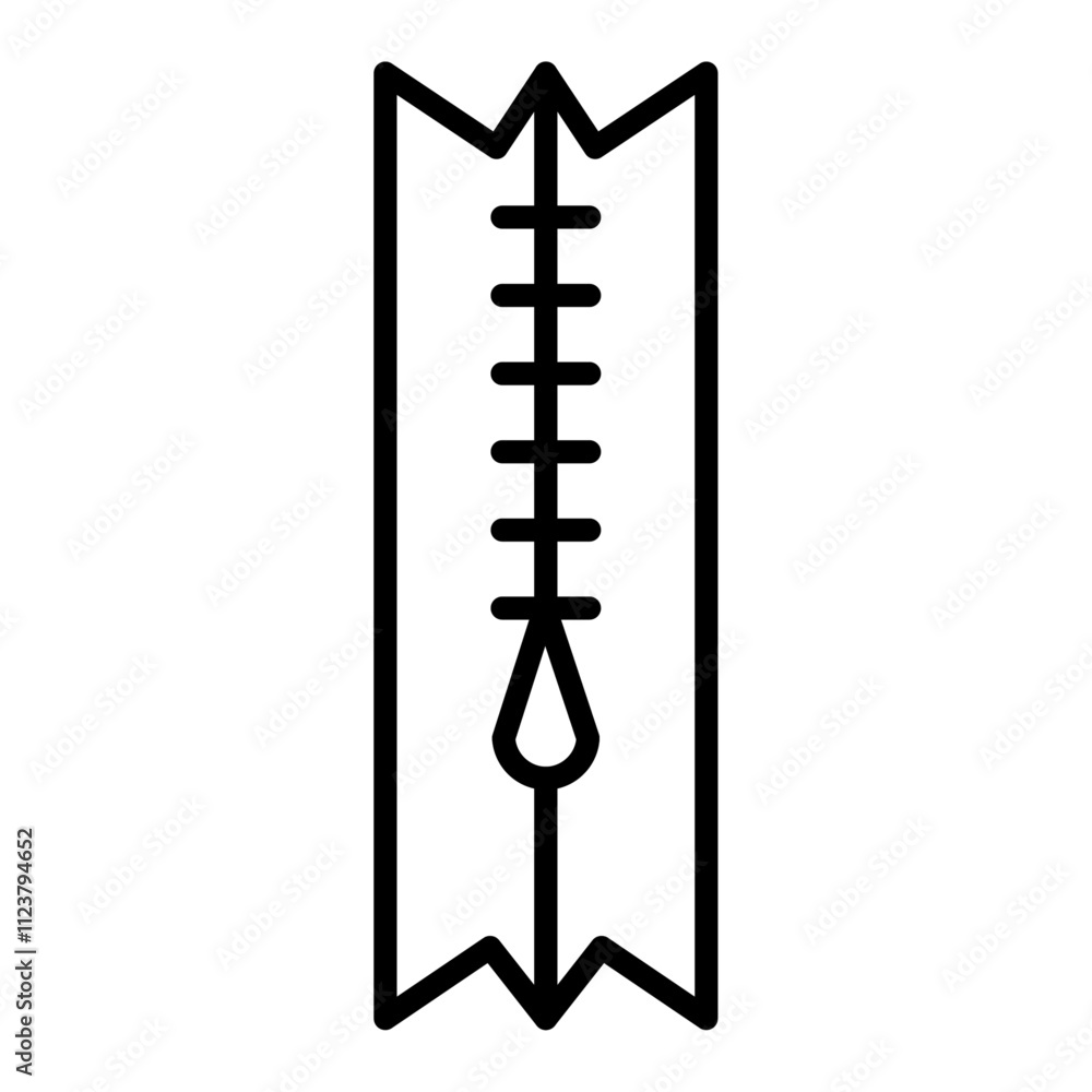 Poster zip icon outline vector for web ui