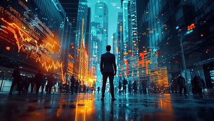 people in the city