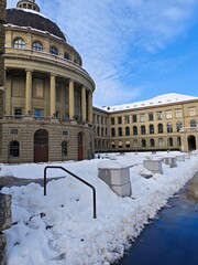 Eth Zurich University in the winter