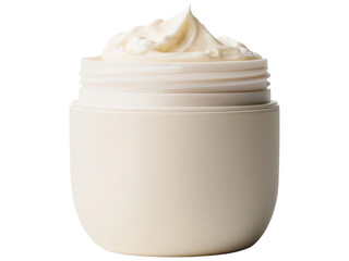 Creamy Moisturizer in Modern Jar with Soft White Texture