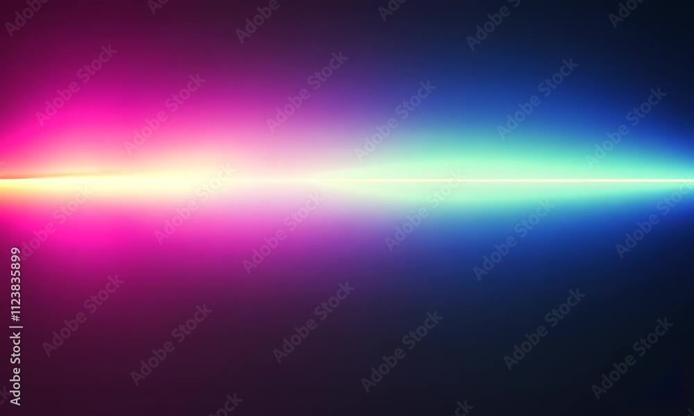 Aufkleber abstract gradient background with horizontal light streak