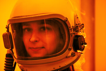 Cosmonaut helmet