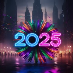 2025 Happy New Year design