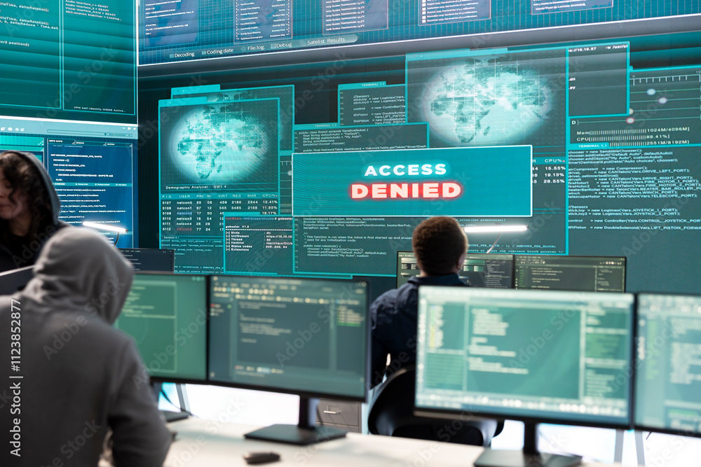 Poster disappointed team of governmental hackers failing to access database and servers in high tech office