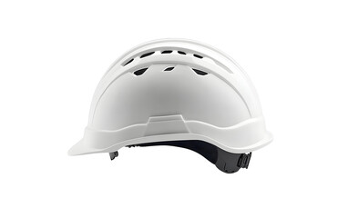 Fototapeta premium White construction safety helmet