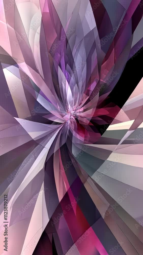 Poster colorful abstract swirl pattern showcasing intricate shapes and shades in a dynamic arrangement