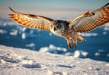 common buzzard in flight