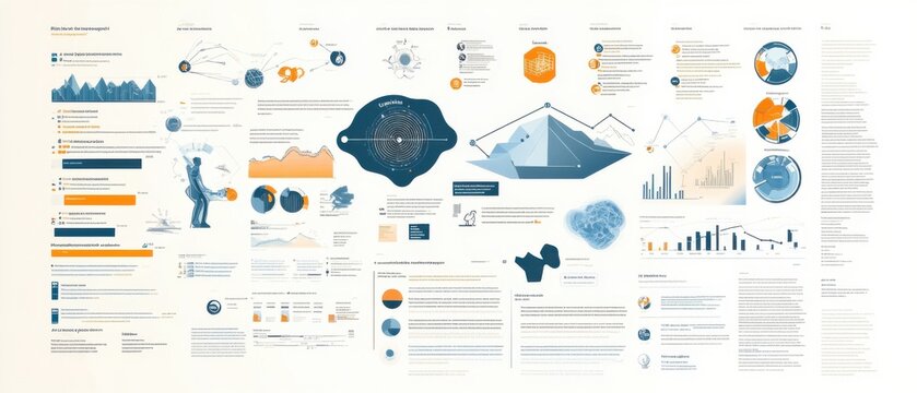 Comprehensive Data Visualization Infographic: Business Report, Charts, and Graphs