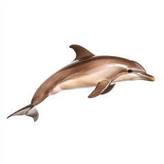 Fototapeta premium Dolphin isolated on white background