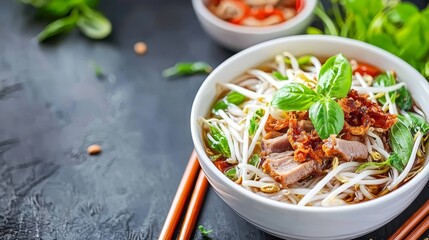 Savoring thai boat noodles, a culinary journey in small bowls bangkok food vibrant market authentic thai flavors