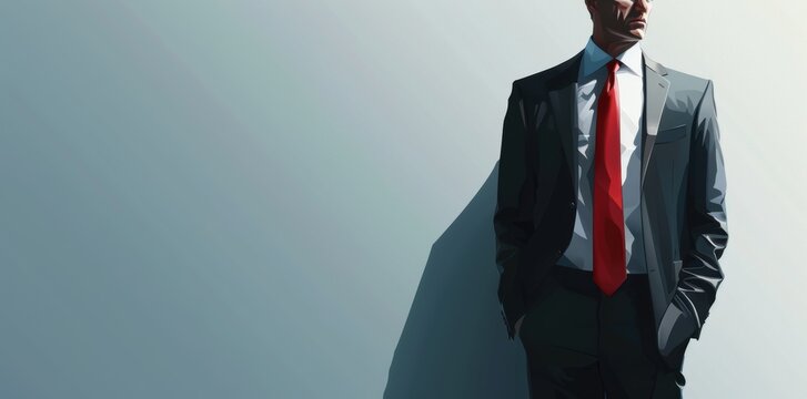 Modern Businessman. Professional and confident business concept