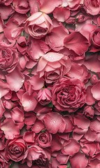 simple beautiful flower background with various colors as a wall decoration ornament ai generated