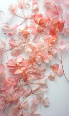 simple beautiful flower background with various colors as a wall decoration ornament ai generated