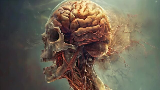 Hemimegalencephaly: The Brain Overgrowth and Seizures - Picture a person with one hemisphere of the brain visibly larger than the other, experiencing seizures