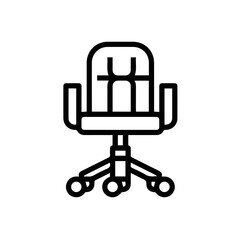 Chair icon symbol vector image illustration
