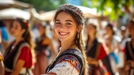 Greek Dance Performance at Village Festival