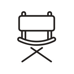Chair icon symbol vector image illustration
