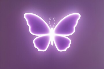 Fototapeta premium Radiant Lavender Fabric Shape on Bright White Background