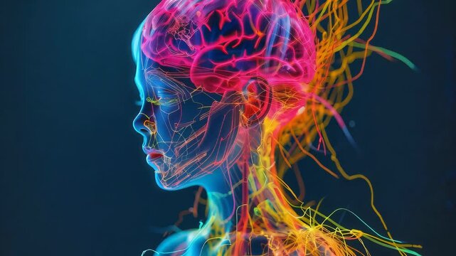 Cerebral Palsy: The Muscle Spasticity and Motor Impairment - Visualize a child with highlighted brain areas showing damage, experiencing muscle spasticity and motor impairment