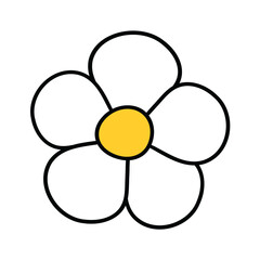 normal drawing flower