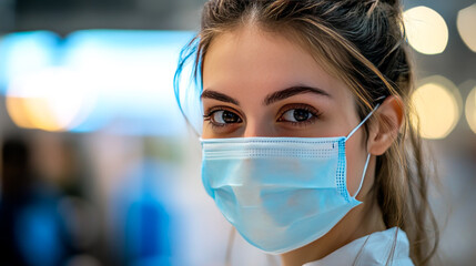 Healthcare Professional at Medical Expo, Promoting Wellness and Education