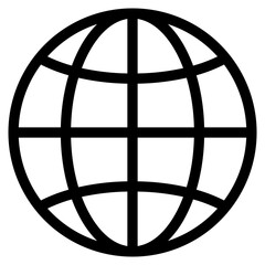 Globe Icon Element For Design