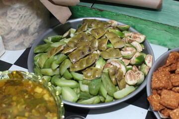 green eggplant, and the bitter bean, petai