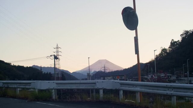 Otsuki&rsquo;s Charm: Mount Fuji and Rural Japan
Experience the serene beauty of Otsuki, with Mount Fuji towering in the background.