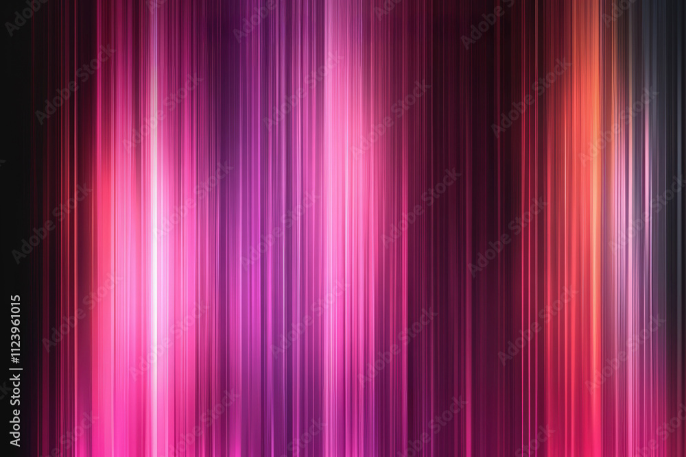 Poster vibrant abstract light patterns creating an energetic atmosphere in a dark setting