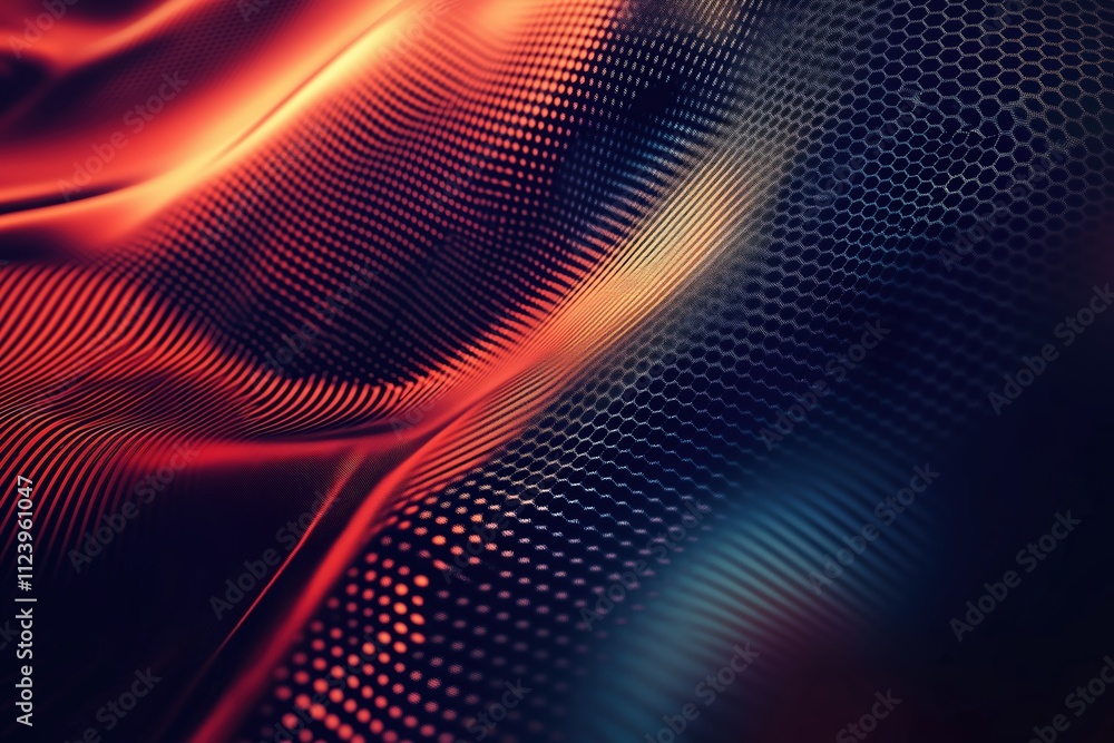 Poster vibrant abstract patterns evoke motion and energy with dynamic colors and textures